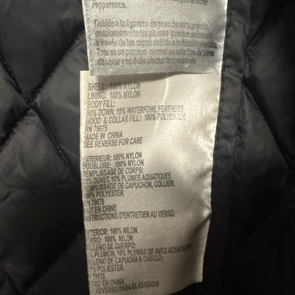 Michael Kors packable down fill jacket, black, women’s xs - Picture 5 of 5